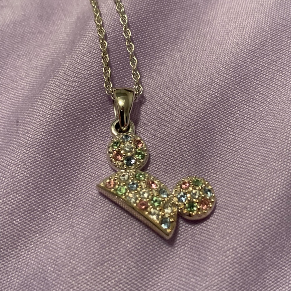🪩SOLD—DISNEY Mickey Ears Necklace (Swarovski Crystals)